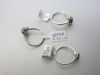 Collection of 3 x 18ct White Gold Ruby & Diamond Rings. Ring Sizes M. Total RRP &pound;4150. - 4