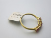 18ct Gold Ring with 3 Ruby's & 2 Diamonds, Size M. RRP &pound;1395. - 3