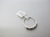 9ct White Gold Ring with 4 Sapphires & 3 Diamonds, Size N. RRP &pound;1175. - 2