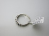 Platinum Bar Eternity Ring, Set with 4 Sapphires & 3 Diamonds. Size M. RRP &pound;1300. - 3