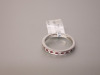 18ct White Gold Ring with Ruby's & Diamonds. Size L-M. RRP 1250 - 4