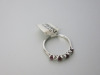 9ct White Gold Ring with 4 Ruby's (0.40) & 3 Diamonds (0.23). Size M-N. RRP &pound;1125. - 3