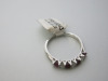9ct White Gold Ring with 4 Ruby's (0.40) & 3 Diamonds (0.23). Size M-N. RRP &pound;1125. - 4