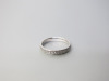 18ct White Gold Ring with Full Row of Diamonds, Size L. RRP &pound;1295. - 2