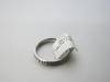 18ct White Gold Ring with Full Row of Diamonds, Size K-L. RRP &pound;1295. - 5