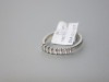 18ct White Gold Ring with 7 Diamonds, Size M. RRP &pound;1050. - 4