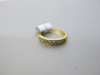 18ct Gold Ring with 8 Diamonds, Size N. RRP &pound;895. - 2