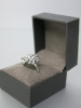 18ct White Gold Ring with Fancy Diamond Cluster, Size M. RRP &pound;1150.