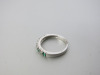 18ct White Gold Ring with 5 Emeralds & 4 Diamonds, Size M. RRP &pound;1125. - 4