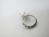 18ct White Gold Ring with 7 Emeralds & 6 Diamonds, Size L-M. RRP &pound;945. - 4