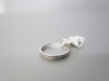18ct White Gold Ring with 0.18ct Diamond Chips, Size M. RRP &pound;745. - 3