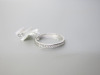 18ct White Gold Ring with 0.18ct Diamond Chips, Size M. RRP &pound;745. - 5