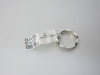 18ct Gold Ring with Wavy Diamond Set. Size K. RRP &pound;645. - 4