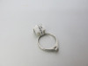 Platinum Ring with Solitaire Diamond (0.15ct), Size L. RRP &pound;895. - 3
