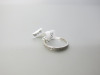 18ct White Gold Ring with 0.25ct Diamond Chain Set. Size M-N. RRP &pound;665. - 2