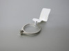 Platinum Baguette 0.18ct Diamond Solitaire Ring. Size L-M. RRP 895. - 5