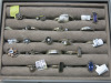 Display Tray with 18 x Assorted Dress & Costume Rings (As Viewed & Pictured).