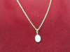 9ct Gold 20" Chain with Opal Pendant. RRP &pound;400. - 3