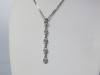 9ct White Gold 18" Chain with 18ct White Gold & Diamond Drop Pendant. RRP &pound;393. - 3