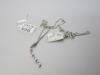 9ct White Gold 18" Chain with 18ct White Gold & Diamond Drop Pendant. RRP &pound;393. - 4