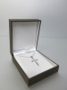 9ct White Gold with 9ct & Diamonds Crucifix Pendant. RRP &pound;400.