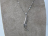 9ct White Gold Pendant 18" Diamond Pendant Chain. RRP 310. - 3