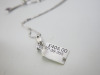 18ct White Gold Chain & 'Y' Pendant with Diamond/Ame/Peri Stones. RRP &pound;405. - 5
