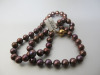 String of Chocolate Fresh Water 7mm Pearls, 16". RRP 365. - 3