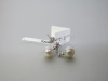 Pair of 9ct White Gold Drop Earrings with 7mm Cultured Pearls. RRP &pound;285. - 3