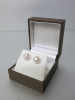 Pair of 9ct White Gold 7.5mm Cultured Pearl Earrings. RRP &pound;174.