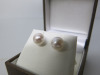 Pair of 9ct White Gold 7.5mm Cultured Pearl Earrings. RRP &pound;174. - 2