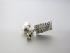 Pair of 9ct White Gold 7.5mm Cultured Pearl Earrings. RRP &pound;174. - 3