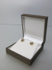 Pair of 9ct Gold, Blue Topaz Diamond Flower Stud Earrings. RRP &pound;230. - 5