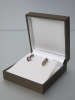 Pair of 9ct Gold, Square Amethyst & Diamond Earrings. RRP &pound;230. - 5
