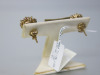 Pair of 9ct Gold, Amethyst & Pink Tourmaline Earrings. RRP &pound;215. - 3