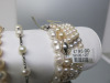 22 x Assorted Silver & Pearl Necklaces & Bracelets to Include: 11 x Necklaces & 11 x Bracelets with Various Fresh Water Pearls & Faux Pearls (As Viewed). Total Approx RRP &pound;2415. - 7