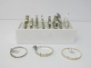 11 x Silver Baby's Bangles. Total RRP &pound;450 (As Viewed).