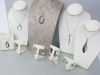 LOT REMOVED DUE TO ROT CLAIM' Silver Necklace & Earrings to Include: 4 x Matching Sets & 1 Separate Silver Necklace. - 2