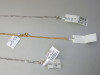 3 x 9ct Gold Chains (2 x 18" & 1 x 16") to Include: 2 x White Gold & 1 x Yellow Gold Chains with Fresh Water Pearl Pendants & Diamond Chips. Total RRP &pound;650 (As Viewed). - 5