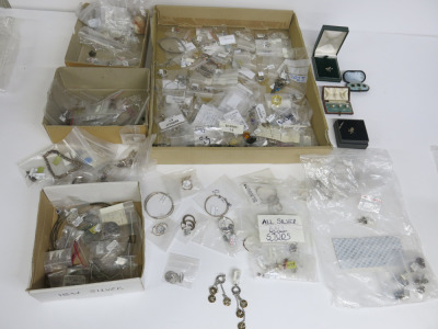 Large Quantity of New & Vintage Assorted Miscellaneous Jewellery to Include: Silver & Other Charms, Bracelets, Pendants, Earrings, Pins, Etc (As Viewed & Pictured). RRP's Range &pound;8-&pound;150 per Item.