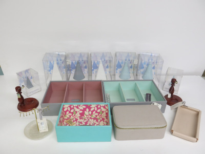 Stackers Jewellery Storage & Displays to Include: 7 x Pyramid Stackers, 3 x Stacker Trays, 3 x Stackers Hangers, 1 x Stacker Jewellery Tray & 1 x Stacker Padded Jewellery Case.
