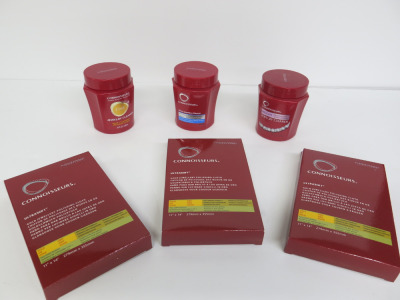 3 x Pots of Connoisseurs Cleaning Fluids, Gold, Silver & Semi Precious with 3 x Polishing Clothes.
