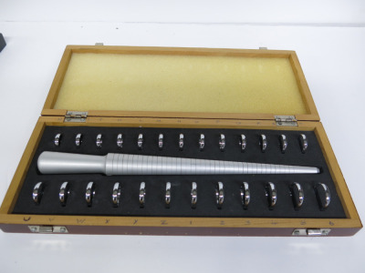 Walsh Jewellers Ring Sizing Set in Wood Case.