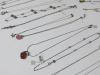 Large Quantity of 63 x Assorted Costume, Silver & Other Costume Style Necklaces in a Variety of Styles & Sizes (As Viewed). - 4