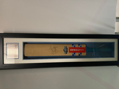 Ian Botham - 1981 Personally Signed Ashes Bat in Presentation Case, Comes with Certificate of Authenticity & Photograph Being Signed Ref 5404. Size 109 x 30cm.