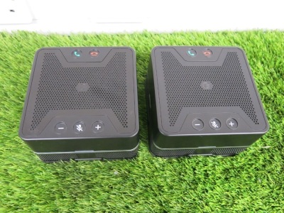2 x Google Hangouts Meet Speakermic, Model G017A (No Power Supplies).