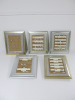 5 x Display Frames with a Quantity of 43 x Pairs of Assorted Silver Earrings (As Viewed).
