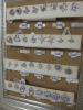 5 x Display Frames with a Quantity of 43 x Pairs of Assorted Silver Earrings (As Viewed). - 3