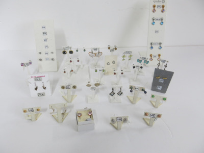 33 x Pairs of Assorted Earrings in a Variety of Styles. Total Estimated RRP &pound;1860 (As Viewed).
