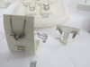 Quantity of 26 x Silver & Faux Stone, Assorted Items of Sparkling Jewellery to Include: 14 x Necklaces, 11 x Earrings & 1 x Bracelet (As Viewed). - 8